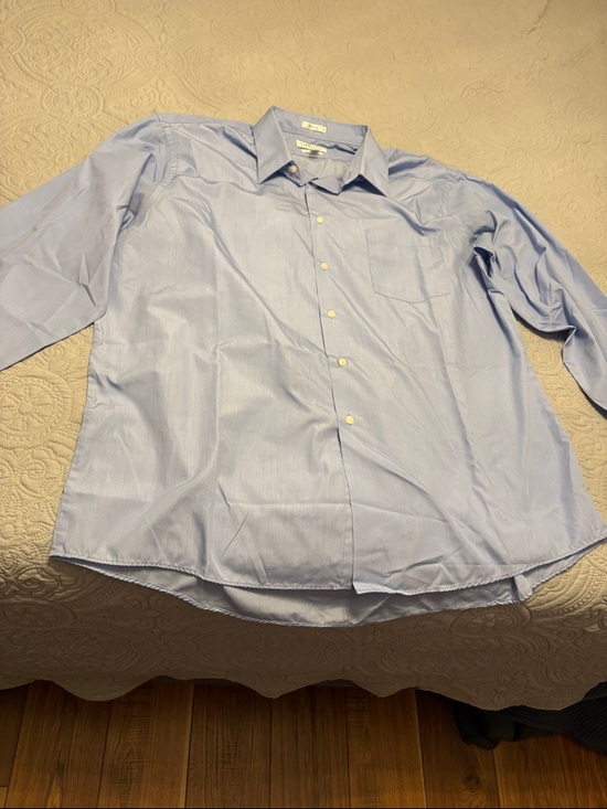 Van Heusen Other - Van Heusen Light Blue Long-Sleeve Dress Shirt - Point Collar